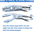 WUYIZHEHAO 10-Inch Set 4-Pack, Pinch Radiator Hose Clamp Pliers Heavy Duty Self-Locking Off Tool for Automobile