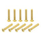 uxcell Flat Head Socket Cap Screws, M3-0.5 x 20mm Brass Inner Hex Drive Fasteners, 50Pcs