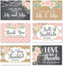 Hadley Designs 24 Pink Gold Wedding Thank You Cards - Envelopes for Bride Thank You from the New Mr. & Mrs.