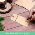Blank Manila Shipping Tags with Elastic String, Coideal 120 PCS Strung Cardstock Paper Tags, 4.75" x 2.375"