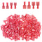 Glarks 50pcs 22-16 Gauge Fully Insulated Female Male Spade Nylon Quick Disconnect Electrical Connectors