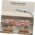 2Pcs Zerodeko Clear Wall Shelf for Shoes Rack Space Saving Storage for Sneakers and Heels Shoe Mount for Retail