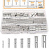 284PCS Non Insulated Butt Connectors Assortment Kit - Tinned Red Copper 26-6 Gauge Crimp Connectors