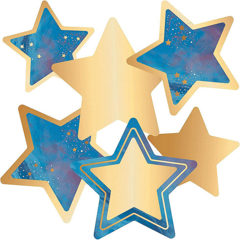 Galaxy Stars Bb Cutouts - 36 Pieces - Educational and Learning Activities for Kids by Fun Express