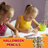 CCINEE 48 Pack Halloween Pencils for Kids, Assorted Design Bulk Pencils with Erasers for Halloween Party Supplies
