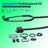 Lightweight Stethoscope, Dual-Frequency Diaphragm, Bell & Diaphragm & Pediatric Diaphragm, Noise-Reducing Silicone Ear