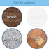 8 Pack 1" SoftTouch Round Nail-On Felt Pads Heavy Duty Furniture Leg Protectors for Hardwood, Tile & Laminate Floors