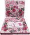 Cute Weekly Organiser Self-Stick Notes, Mini Sticky Note Tab, Pastel Memo Pad Set, Colored Printing with Rose Shapes,