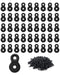 Figure 8 Fastener Heavy Duty Table Top Clips, Desktop Connector Bracket (Black) (20)