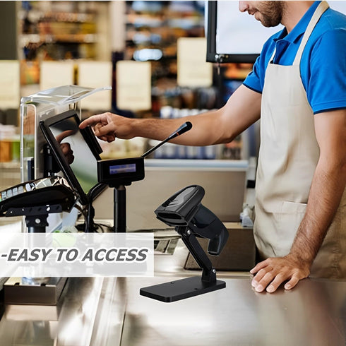 YurMemo 1900 1950 DS3678 DS2278 LS2208 Universal Scanner Holder,Adjustable Barcode Scanner Stand,No Assembly Barcode