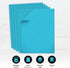 8.5" 11" 24 lb/89 500 (00102) PrintWorks Premium Bright Blue Colored Paper x - gsm - Sheets - Made in the USA - FSC