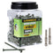 LIONMAX 3 Inch Deck Screws #10 x 3", 300 PCS Rust Resistant Epoxy Coated Outdoor Decking Screws with T25 Bit