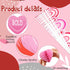 TaoBary Valentine's Day Bulletin Board Set 85 Pcs 3D Heart Honeycomb Owl Love Truck Cutouts