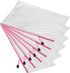 YOKIVE 12 Pack Mesh Zipper Bags, A4 Waterproof Mesh File Pockets for Office Supply (Pink)