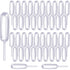 Teenitor Cupcake Pipettes, 60Pcs 4ml Plastic Dropper Squeeze for Alcohol Infuser, Mini Flavor Liquor Infuser