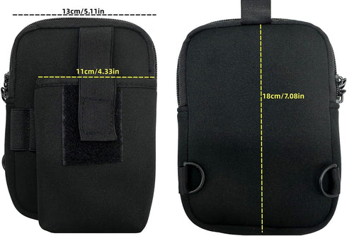 Wanty Barcode Scanner Chest Harness Holster, Mobile Computer Handheld Barcode Scanner Holder Carrying Case Pouch