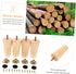 4 Sets 10cm Toddmomy Wood Furniture Legs Tapered Solid Wood Sofa Cabinet Table Replacement Feet with Lacquer Finish