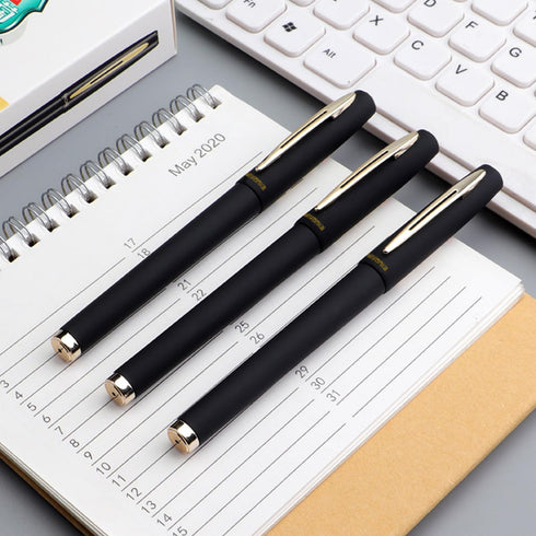 Rollerball Pens Gel Ink Office Pens, 12 Pack 0.7mm Black