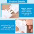 3pcs Split Flange Toilet Pipe Flange Cover, 28mm/1.1inch, Self Adhesive Wall Plates, White ABS