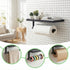 (1 Pack, Pegboard Paper Towel Holder with Shelf, Garage Paper Towel Holder, Heavy Duty Peg Board Accessory for Garage