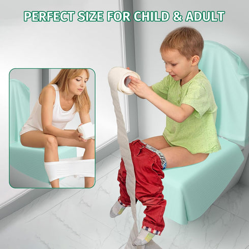 YOUSHIGUANG Toilet Seat Covers Disposable,Full Coverage Waterproof Toilet Seat Cover for Adults and Kids Potty Training