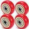 Axceroh 3 Inches Casters Wheels Medium Duty, 4 Packs Bearing 350 LBS, Replacement