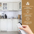 Lioaeust 6-Speed 90-265V(English Ceiling Fan Remote Control Kit with Light Receiver Controller, Frequency Conversion