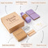 GYLACELU Set Set Employee Appreciation Gifts Box Coworker Gift Includes Vegan Leather Notebook, Insulated Bottle, Desk