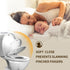 16.5" Potty Training Toilet Seat, Round White Seat with Built-In Toddler Function, Design for Both Child and Adult