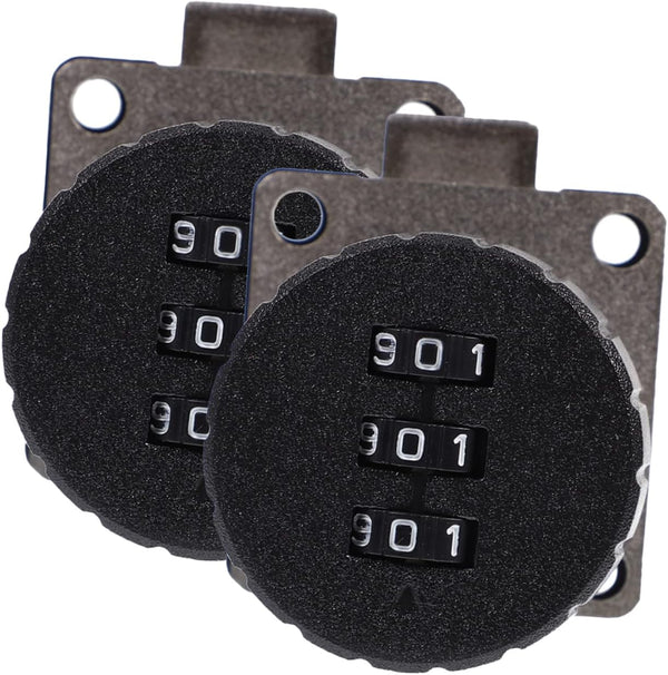 2pcs Combination Lock for Desk Drawer and Cabinet Secure Safety Lock for