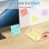 WINFFOR Acrylic Notepad Holder Dispenser - 4x6 in Sticky Note Memo Holder, Self-Stick Note Pad Organizer (W/O Pads),
