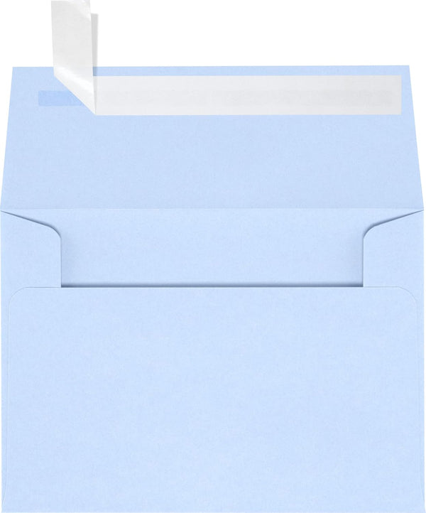 LUXPaper 4Bar A1 Invitation Envelopes | Peel & Press | Baby Blue | 3 5/8" x 5 1/8" | 80lb. Text | 50 Qty