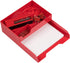 JAM Paper Stackable Half Desk Trays - Red, Office & Desk Supply Organizer, Sold Individually