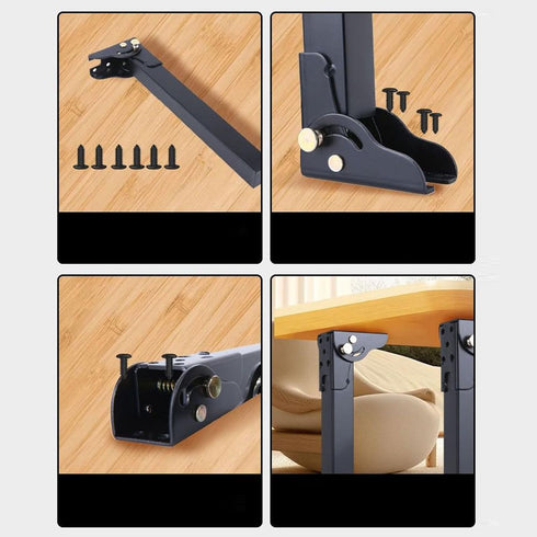 Generic Foldable Legs for Table - Carbon Steel Adjustable Dinner Table Foldable Legs,Furniture Replacement Part