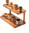 Generic 2-Tier Wooden Desktop Organizer Shelf - Multipurpose Countertop Storage & Display Rack