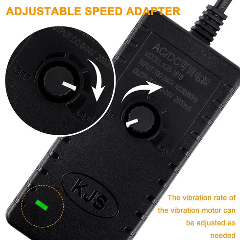DC24V 3800RPM JIAWANSHUN Vibration Motor, Sieve Vibratior, Rotary Speed Vibrating Motor for Massage Bed Vibration Chair