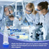 PATIKIL 1.5ml Plastic Cryogenic Vials, 25 Pcs Screw Top Frozen Test Tubes for Lab Science, Blue Cap