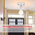 Haofy Ceiling/Wall Sconce Base, Vintage Antique Industrial Wall Light with for Restaurants Bathroom Dining Room Kitchen
