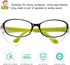 Kids Safety Glasses Goggles for Boys Girls, Anti Fog Eye Protection, Blue Light Blocking Lens, Side Shield, Soft TR90