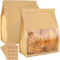 QTLCOHD 100 Pcs Bakery Bags with Window - 8.2 x 3.9 x