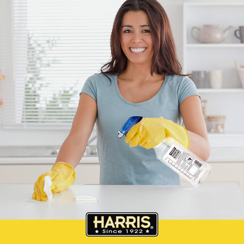 HARRIS Chemically Resistant Professional Empty Spray Bottles, 32oz (3-Pack) for Cleaning Solutions