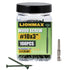 LIONMAX 3 Inch Deck Screws #10 x 3", 100 PCS, Rust Resistant, Exterior Epoxy Coated, T25 Star Bit Included, Green