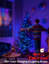 200 66Ft echosari Christmas String Lights, LED Color Changing Smart String Lights with App, Music Sync for Bedroom