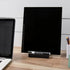 Black Acrylic Dry Erase Board with Stand, 10"x12" Desktop Whiteboard with Marker, Small Erasable Blackboard for Home