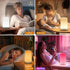 3 Dimmable FRIDEKO HOME RGB Touch Bedside Lamp for Nightstand, Color Temperatures Rechargeable Battery Night Light