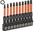 10-Pack 8 Point Star Bit Set, Professional Torx Bit with Magnetic Heads & Hex Shank, Sizes #1, 2, 3