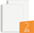 HULYTRAAT Large Dot Grid Spiral Notebook, 8.5" x 11", 128 Dotted Pages, Premium 100gsm Ivory White Paper, Sturdy Cover
