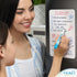 Magnetic Dry Erase White Board Sheet for Fridge 12x8 in, Stain Resistant with 3 Markers and Big Eraser, Planner
