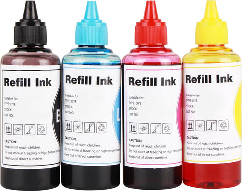 Regular Refill Ink for T252 T252XL120-BCS, T252XL220, T252XL320, T252XL420 for Workforce Printers