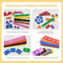 Set Plastic Rainbow Fraction Tiles, Rainbow Montessori Math Materials, Fraction for Math Classroom Fractions